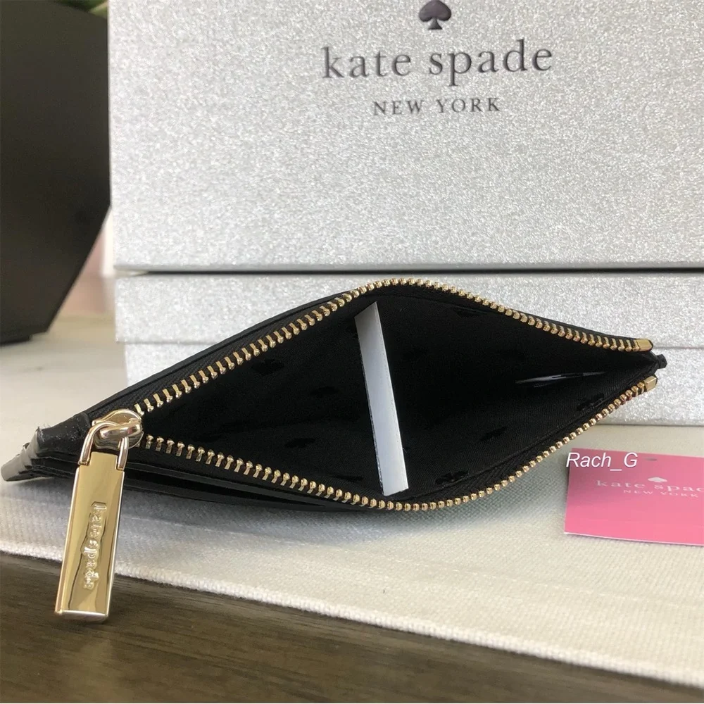 Kate Spade Tinsel Glitter Boxed Large Card Holder